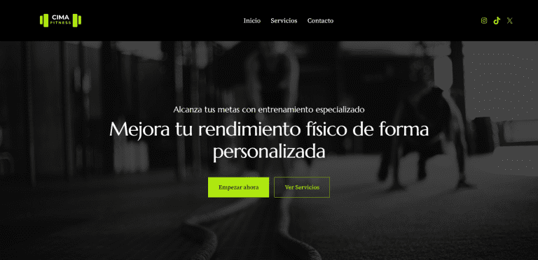 Página web creada con Inteligencia Artificial de HostGator
